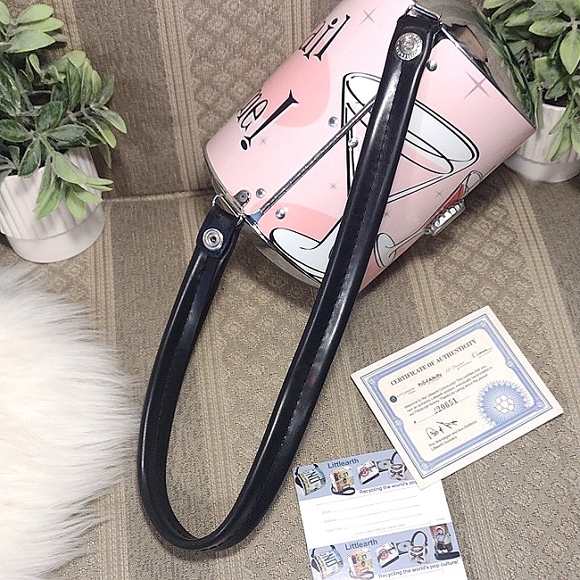 Little Earth Cocktail Time Cylinder Tin Shoulder Bag - Picture 12 of 16